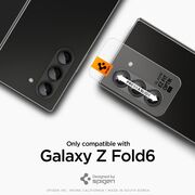 [Pachet 2x] Folie sticla camera Samsung Galaxy Z Fold 6 Spigen Glas.tR Optik, negru