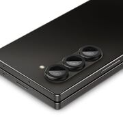 [Pachet 2x] Folie sticla camera Samsung Galaxy Z Fold 6 Spigen Glas.tR Optik, negru