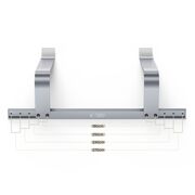 Suport Ergonomic Reglabil ULS100 din Aluminiu – Stand Laptop Universal până la 16", Design Pliabil, Răcire Eficientă, Antiderapant, gri inchis