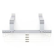 Suport Ergonomic Reglabil ULS100 din Aluminiu – Stand Laptop Universal până la 16", Design Pliabil, Răcire Eficientă, Antiderapant, argintiu