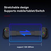 Gamepad Wireless Bluetooth 400mAh, Techsuit BSP-D8 Pro, negru