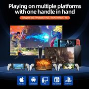 Gamepad Wireless Bluetooth 400mAh, Techsuit BSP-D9, negru