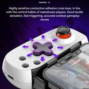 Gamepad Wireless Bluetooth 400mAh, Techsuit D6 DP, negru