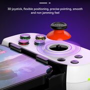 GamePad Controller Gaming Wireless pentru telefon Android, iOS, PC, PS, Bluetooth 5.0, 400 mAh, alb