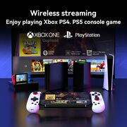GamePad Controller Gaming Wireless pentru telefon Android, iOS, PC, PS, Bluetooth 5.0, 400 mAh, alb