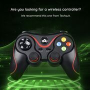 Gamepad Wireless Bluetooth 400mAh, Techsuit V8, albastru