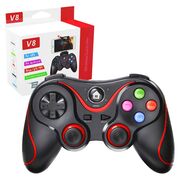 Gamepad Wireless Bluetooth 400mAh, Techsuit V8, rosu