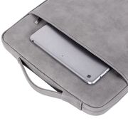 Geanta pentru laptop 13 - 14 inch MacBook, Microsoft, Dell, HP, Lenovo, eleganta si subtire, protectie sporita, negru
