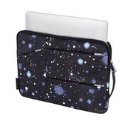 Geanta pentru laptop 13 - 14 inch MacBook, Microsoft, Dell, HP, Lenovo, eleganta si subtire, protectie sporita, negru