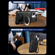 Husa pentru  Samsung Galaxy A15 cu protecție pentru cameră și suport magnetic integrat Ring Shockproof, rosu