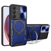 Husa pentru  Samsung Galaxy A35 cu protecție pentru cameră și suport magnetic integrat Ring Shockproof, albastru