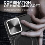 Husa pentru  iPhone 15 Pro cu protecție pentru cameră și suport magnetic integrat Ring Shockproof, negru