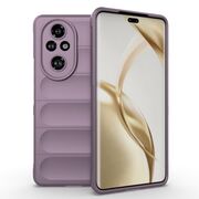 Husa pentru  Honor 200 Pro Liquid Silicone, Microfibre Lining, Non-Slip Airbag Design, mov