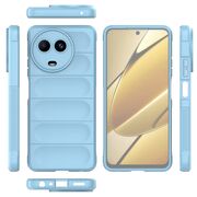 Husa pentru  Realme 11 Liquid Silicone, Microfibre Lining, Non-Slip Airbag Design, albastru