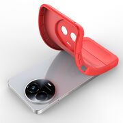 Husa pentru  Realme 11 Liquid Silicone, Microfibre Lining, Non-Slip Airbag Design, mov