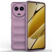 Husa pentru  Realme 11 Liquid Silicone, Microfibre Lining, Non-Slip Airbag Design, mov