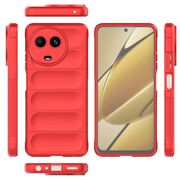 Husa pentru  Realme 11 Liquid Silicone, Microfibre Lining, Non-Slip Airbag Design, rosu