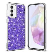 Husa pentru  Samsung Galaxy A35 cu sclipici Liquid Crystal Glitter, mov