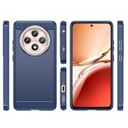 Husa pentru Oppo Reno 12F, 12FS Carbon Liquid Silicone, albastru