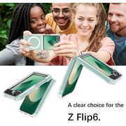 Husa pentru  Samsung Galaxy Z Flip 6, cu MagSafe Anti-Shock 1.5mm, transparent