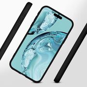 Husa pentru  iPhone 15 Pro Liquid Silicone, subțire, captusita cu microfibra, anti amprentă, protectie cameră foto, negru