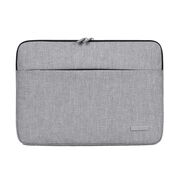Husa pentru laptop 13 - 14 inch MacBook, Microsoft, Dell, HP, Lenovo, eleganta si subtire, protectie sporita, gri
