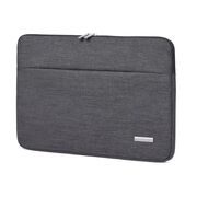 Husa pentru laptop 13 - 14 inch MacBook, Microsoft, Dell, HP, Lenovo, eleganta si subtire, protectie sporita, gri