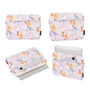 Husa pentru laptop 13-14 inch, eleganta si subtire, compartimente multiple, galben