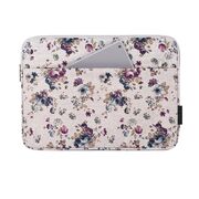 Husa pentru laptop 15-16 inch, eleganta si subtire, compartimente multiple, bej