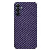 Husa pentru  Samsung Galaxy A15 CarbonFiber UltraSlim, Lightweight, mov