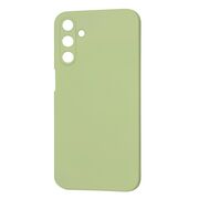 Husa pentru  Samsung Galaxy A15 Liquid Silicone, subțire, captusita cu microfibra, anti amprentă, protectie cameră foto, verde