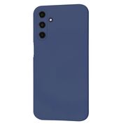 Husa pentru  Samsung Galaxy A15 Liquid Silicone, subțire, captusita cu microfibra, anti amprentă, protectie cameră foto, albastru