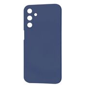 Husa pentru  Samsung Galaxy A15 Liquid Silicone, subțire, captusita cu microfibra, anti amprentă, protectie cameră foto, albastru