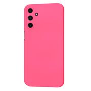 Husa pentru  Samsung Galaxy A15 Liquid Silicone, subțire, captusita cu microfibra, anti amprentă, protectie cameră foto, fucsia