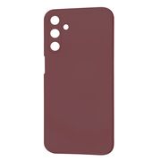 Husa pentru  Samsung Galaxy A15 Liquid Silicone, subțire, captusita cu microfibra, anti amprentă, protectie cameră foto, burgundy