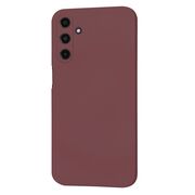 Husa pentru  Samsung Galaxy A15 Liquid Silicone, subțire, captusita cu microfibra, anti amprentă, protectie cameră foto, burgundy