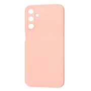 Husa pentru  Samsung Galaxy A15 Liquid Silicone, subțire, captusita cu microfibra, anti amprentă, protectie cameră foto, roz