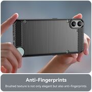 Husa pentru Nothing CMF Phone 1 Carbon Liquid Silicone, negru
