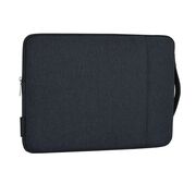 Geanta pentru laptop 13 - 14 inch MacBook, Microsoft, Dell, HP, Lenovo, eleganta si subtire, protectie sporita, gri