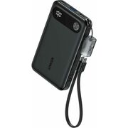 Acumulator extern Anker Powercore 10000 mAh, 22.5W, 2x USB-C, 1x USB-A, cablu USB-C incorporat, Negru