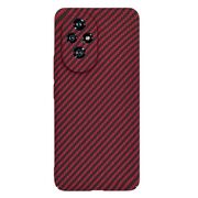 Husa pentru  Honor 200 CarbonFiber UltraSlim, Lightweight, burgundy