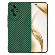 Husa pentru  Honor 200 CarbonFiber UltraSlim, Lightweight, verde