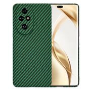 Husa pentru  Honor 200 Pro CarbonFiber UltraSlim, Lightweight, verde