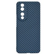 Husa pentru  Honor 90 CarbonFiber UltraSlim, Lightweight, albastru