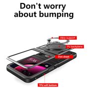 Husa pentru  Motorola Razr 50 cu inel și suport magnetic integrat Ring Shockproof, rose gold