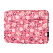 Husa pentru laptop 13-14 inch, eleganta si subtire, compartimente multiple, roz cherry