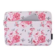 Husa pentru laptop 15-16 inch, eleganta si subtire, compartimente multiple, roz