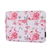 Husa pentru laptop 15-16 inch, eleganta si subtire, compartimente multiple, roz