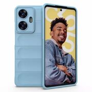 Husa pentru  Samsung Galaxy A16 Liquid Silicone, Microfibre Lining, Non-Slip Airbag Design, albastru