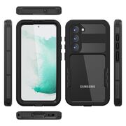 Pachet 360: Husa cu folie integrata Samsung Galaxy S23 ShockProof Dust-Water Proof Full Body, negru